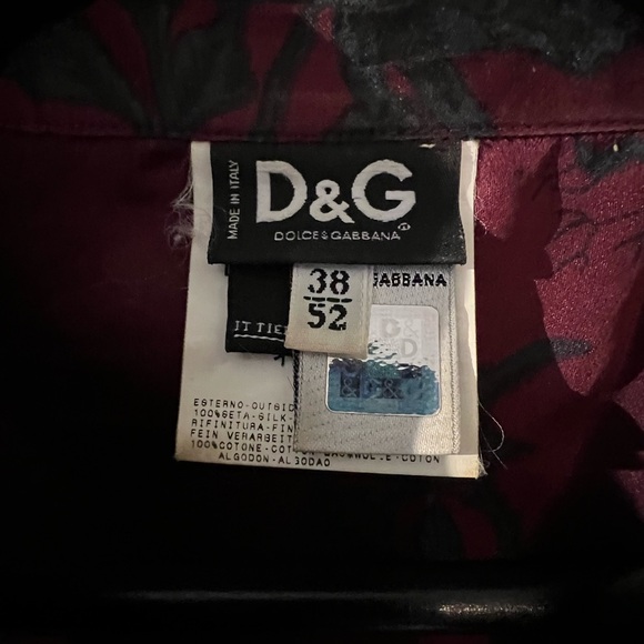 Dolce & Gabanna Runway silk dress shirt floral pattern - Picture 2 of 3